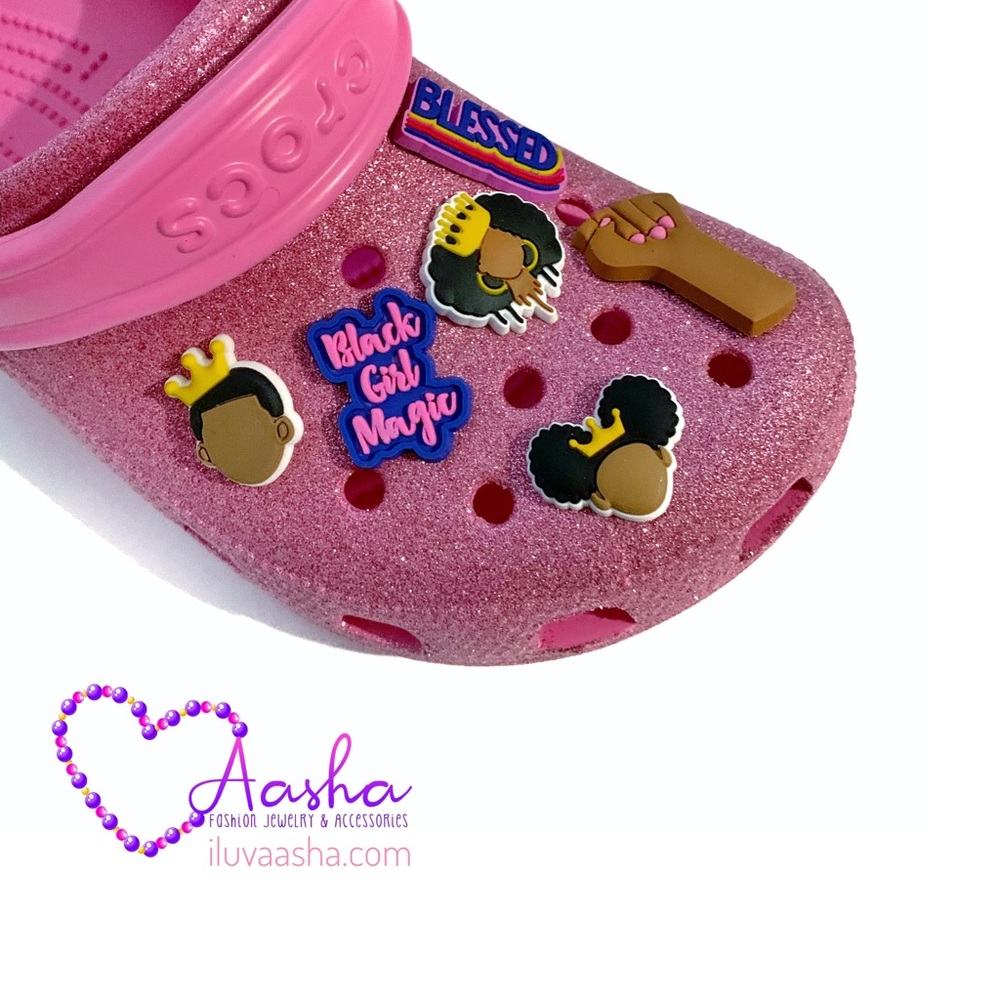 Crocs Charms | Brown & Black Magic #2